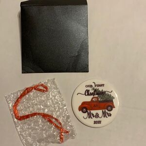 Our first Christmas as Mr. and Mrs. 2021 ORNAMENT